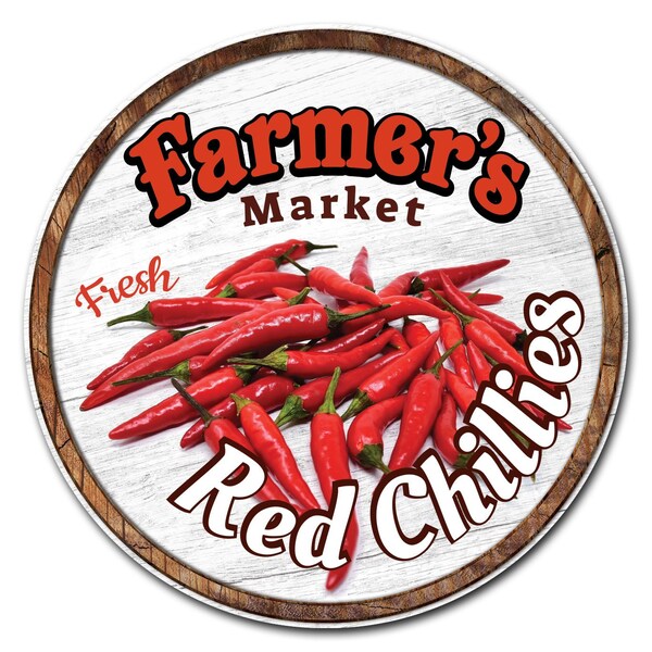 Red Circle Corrugated Plastic Sign